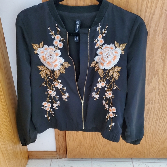 Womens Design Lab Bomber Jacket - Picture 2 of 5